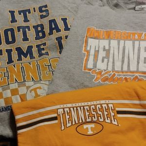 Lot of 3 University of Tennessee T-shirts
